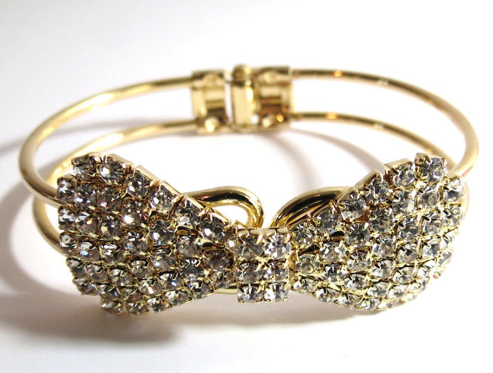 Crystal bow bracelet Jewels main image 1