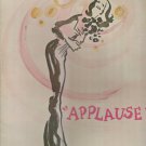 "APPLAUSE" A New Musical Starring Lauren Bacall (Souvenir Program/Cast Album)