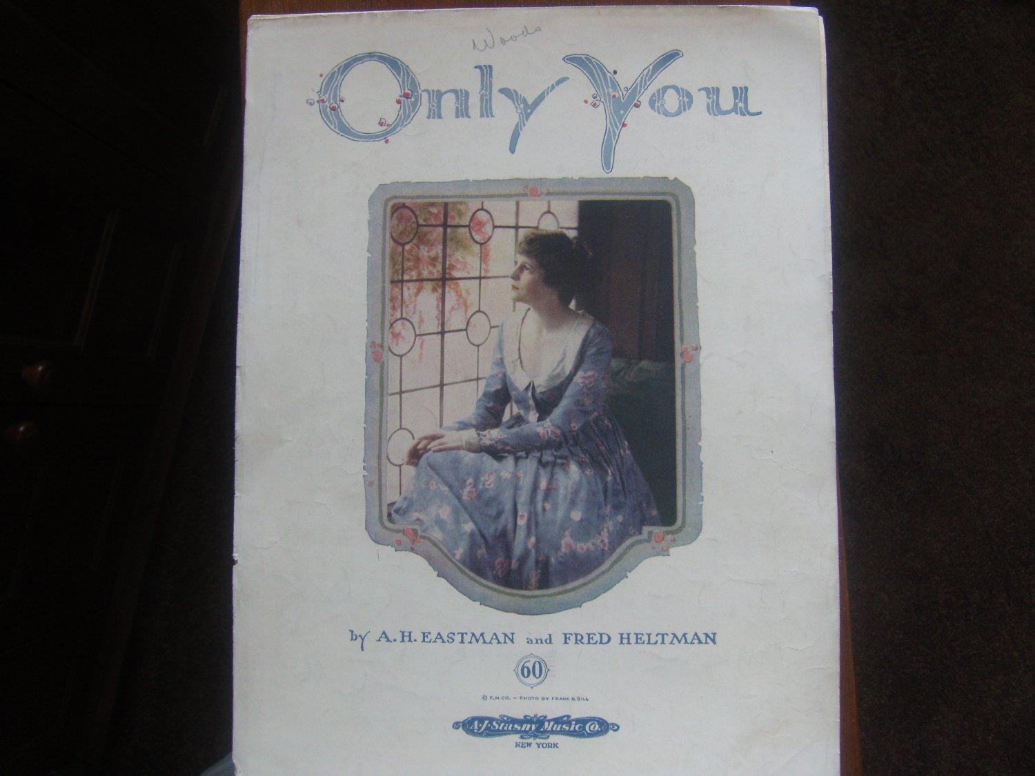 Only You Sheet Music Eastman And Heltman Pretty Girl At Window Cover