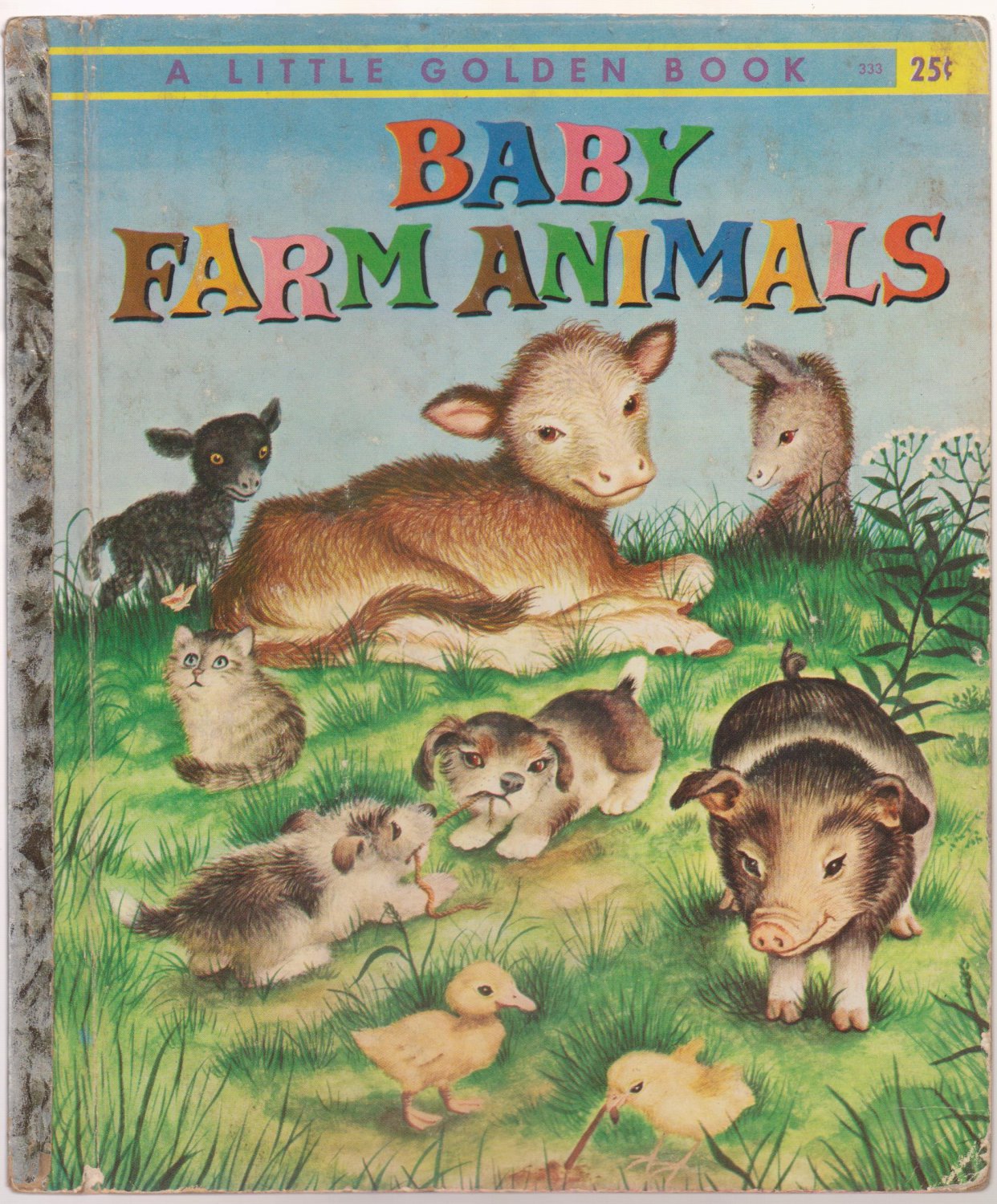 baby farm animals [ little golden book]