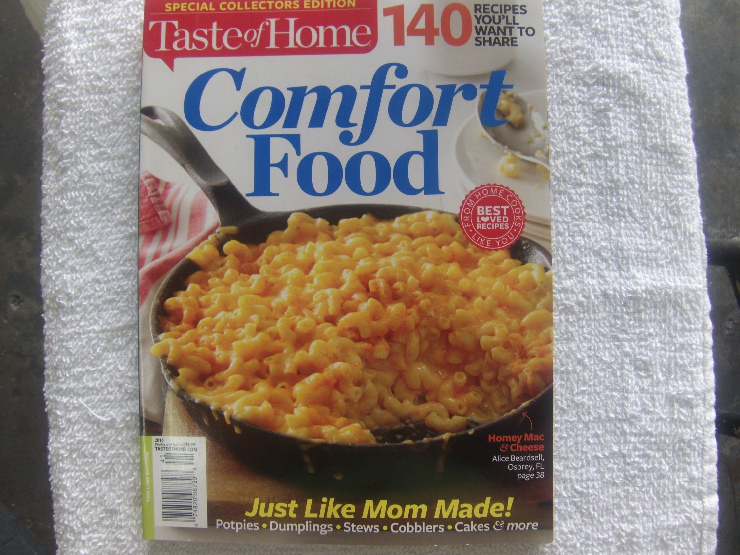 TASTE OF HOME, COMFORT FOOD SPECIAL COLLECTORS EDITION, SPRING, 2014