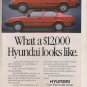 1988 Hyundai Magazine Print Ad