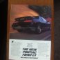 1985 Pontiac Fiero GT Advertisement, Vintage Ad