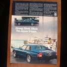 1978 Jaguar S-type Strong. Sleek. Silent. Vintage Ad