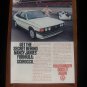 1978 VW Volkswagen Scirocco Nancy James Race Print Ad