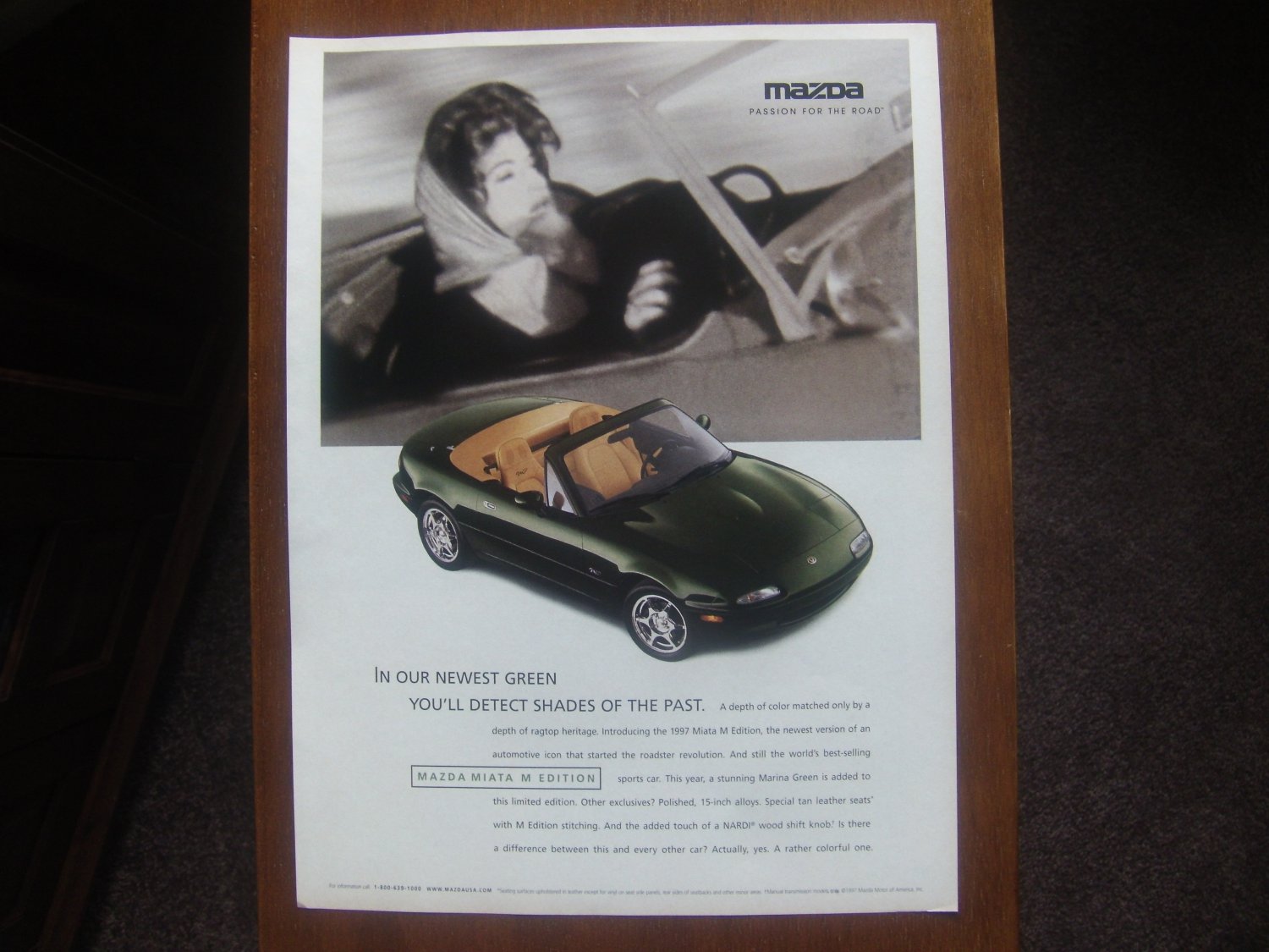 Mazda Miata M Edition Original Vintage Ad Advertisement