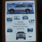 Ford Explorer vintage Magazine Advertisement