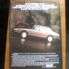 Vintage Magazine Advertisement Saab