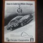 1984 "How to build an IMSA Charger" Dodge Shelby Charger Ad