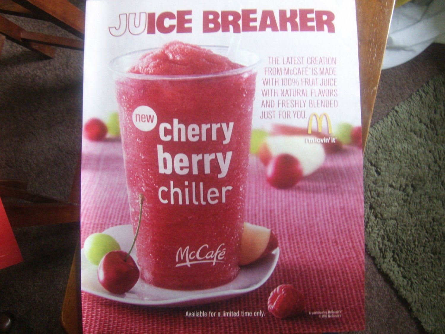 McDonald's Juice Breaker Magazine advertisement
