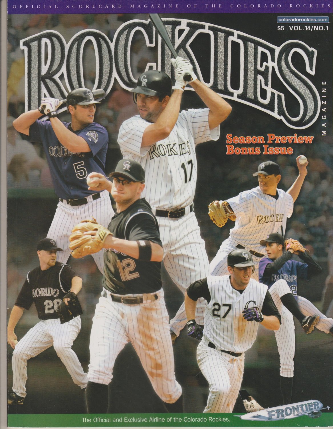 Colorado Rockies Magazine/Program 2006 volume 14 #1