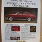 1978 MAGAZINE AD OLDS CUTLASS SALON AUTOMOBILE