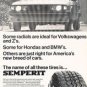 1978 Volkswagen VW Scirocco Semperit - Classic Vintage Advertisement