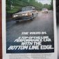 1980 VOLVO GT Magazine/Print Ad ~silver ~on the road ~Vintage Car Advertisement b/w