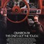 1984 Cadillac Cimarron Ad Dashboard View "This one's got the touch"
