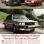 1983 Audi 4000 Sports Sedan GT Coupe Magazine Print Ad
