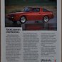 1987 MITSUBISHI STARION advertisement, Mitsubishi Starion ESI-R