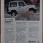 1987 MITSUBISHI MONTERO advertisement, Mitsubishi Montero 4x4 off-road