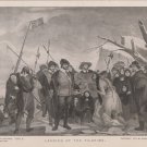 Vintage Perry Pictures - Landing of the Pilgrims