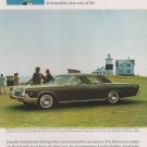Vintage Original 1966 LINCOLN CONTINENTAL COUPE AD - 6 1/2 " X 10 "