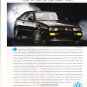 1992 VW Volkswagen Corrado SLC VR6 - Original Advertisement Car Print Ad