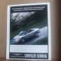 Vintage Chrysler Sebring Magazine Advertisement