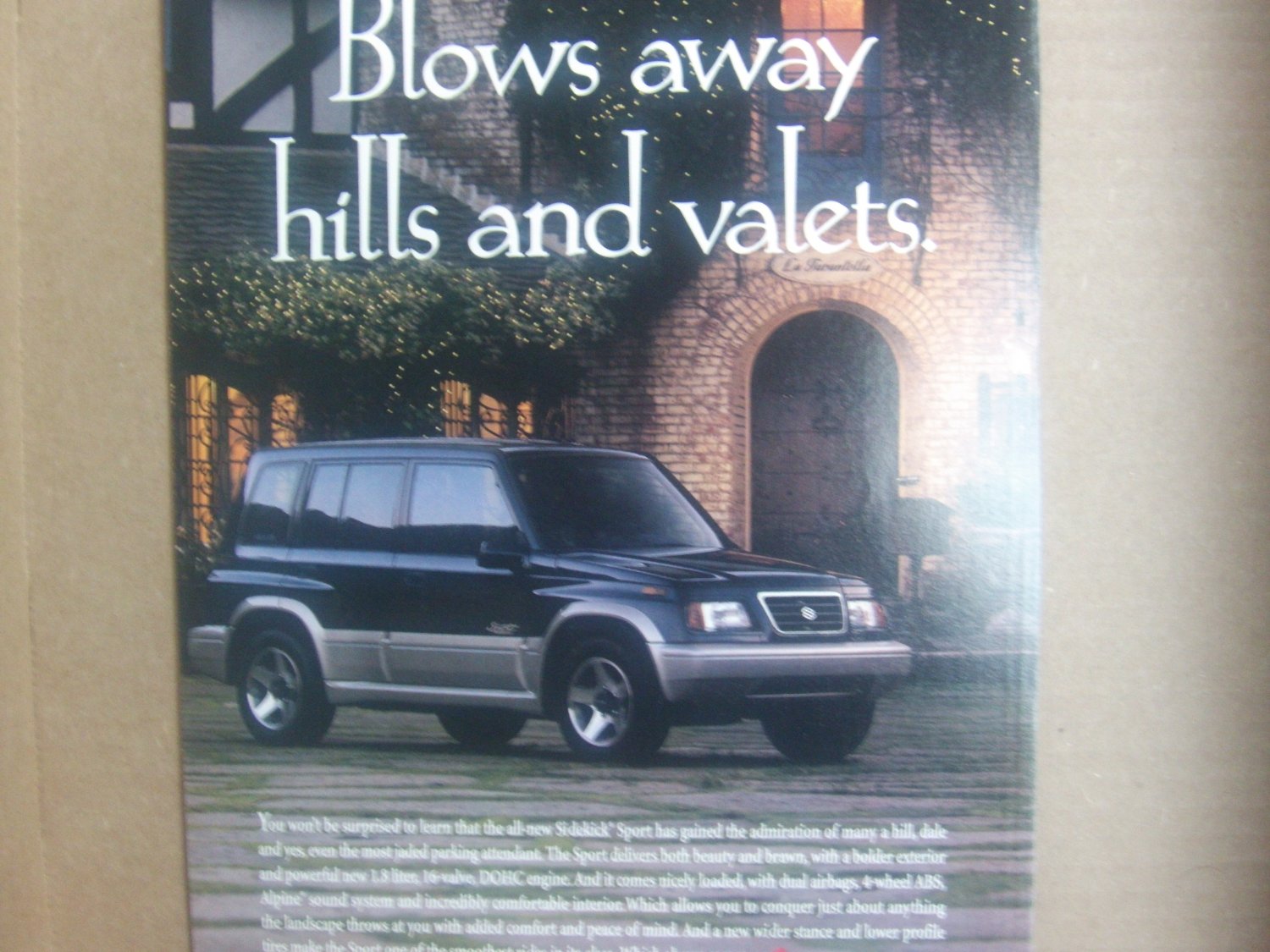 Vintage Suzuki Magazine Advertisement