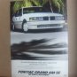 Vintage Pontiac Grand Am SE Magazine Advertisement