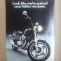 Vintage Honda Motorcycle Advertisement