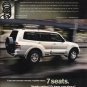 Mitsubishi Montero Magazine Advertisement