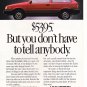 Hyundai Excel Magazine Advertisement