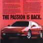 Toyota MR2 Magazine Advertisement The Passion is Back