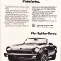 Vintage Fiat Spider Magazine Advertisement