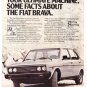 Fiat Brava Vintage Magazine Advertisement