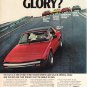 Fiat X1/9 Vintage Magazine Advertisement