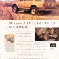 Toyota 4 Runner Advertisement Vintage Magazine AD