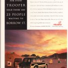 Isuzu Trooper Advertisement Vintage Magazine AD