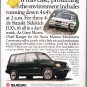 Suzuki Sidekick Vintage magazine advertisement