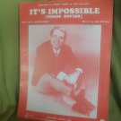 It's Impossible (Somos Novios) sheet music for Piano by Perry Como