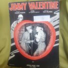 sheet music for Jimmy Valentine composed by Gus Edwards