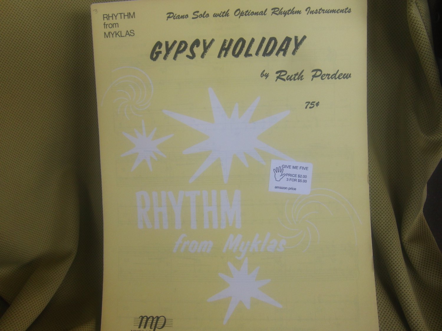 gypsy holiday ruth perdew sheet music