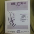 The Storm vintage piano sheet music by H. Weber No. 661,