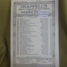 CHAPPELL'S VOCAL LIBRARY OF PART SONGS 1926