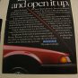 1983 Vintage Print Advertisement for Honda | Take One Out and Open it Up