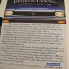1982 Honda Civic 1300 - Original Vintage Advertisement