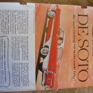 1957 DeSoto Fireflite 2 Door Hardtop USA Original Magazine