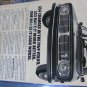 1969 Volvo 140 B-20 B20 Original Advertisement Print Art Car Ad