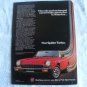 1982 Fiat Spider Turbo Vintage Magazine Ad 'Nothing Moves You Like a Fiat'