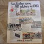 1981 Suzuki Product Line-The Performers-Street Dirt-Original 13 * 10 Magazine Ad