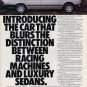 Magazine Print Ad: 1985 BMW 535i sedan